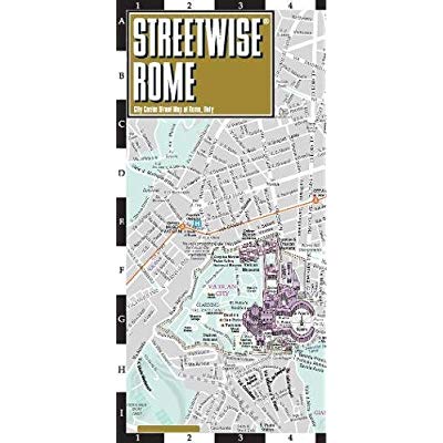 PLANS DE VILLE STREETWISE - T285 - STREETWISE ROME MAP