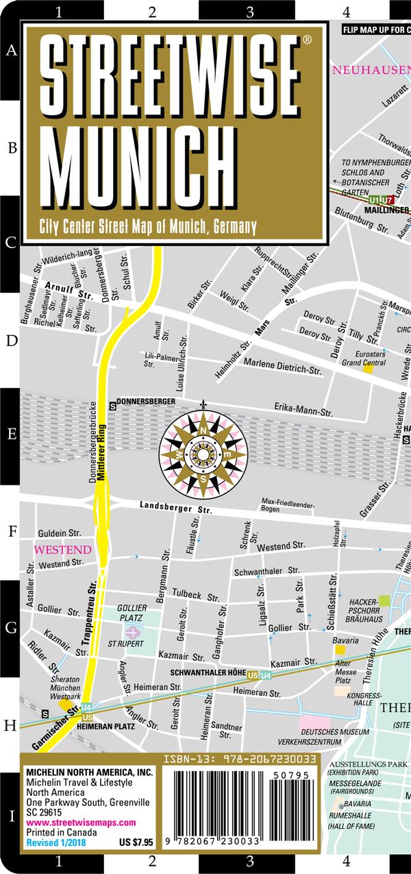 PLANS DE VILLE STREETWISE - T275 - PLAN STW MUNICH