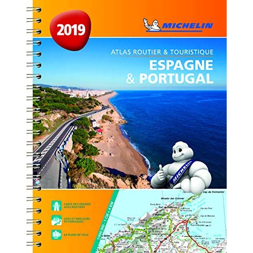 ATLAS EUROPE - T25360 - ATLAS ESPAGNE & PORTUGAL 2019 - ATLAS ROUTIER ET TOURISTIQUE