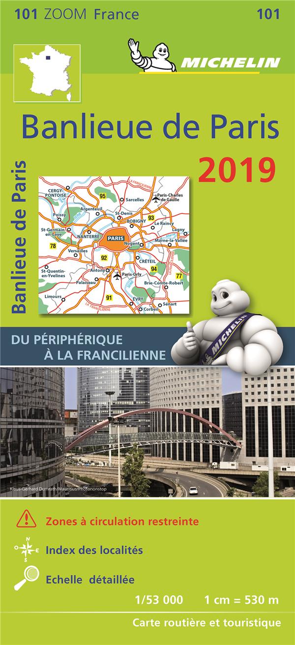 CARTE ZOOM BANLIEUE DE PARIS 2019