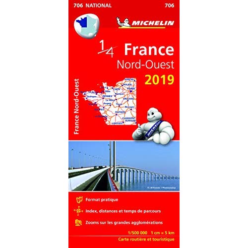 CARTE NATIONALE FRANCE NORD-OUEST 2019