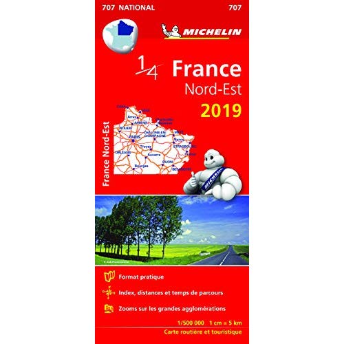 CARTE NATIONALE FRANCE NORD-EST 2019