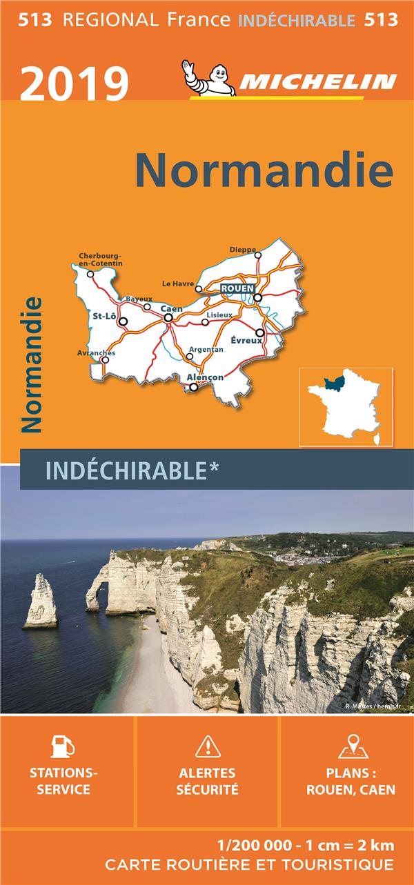 CARTE REGIONALE NORMANDIE 2019