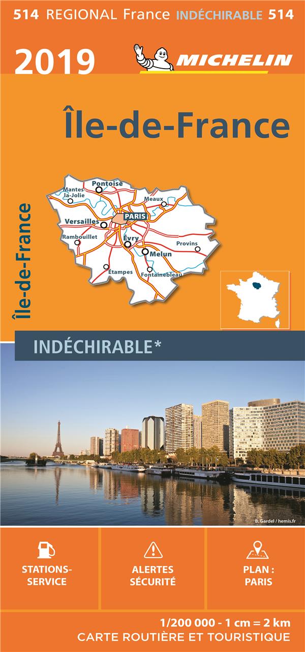 CARTE REGIONALE ILE-DE-FRANCE 2019