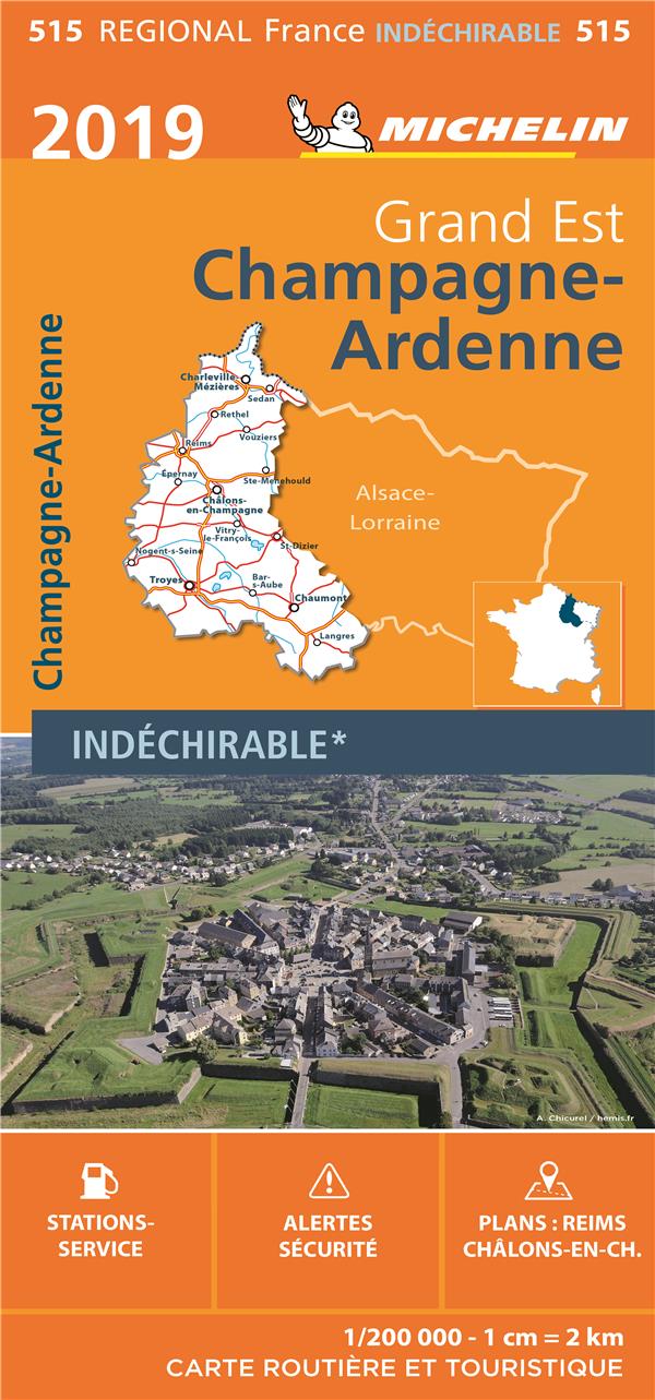 CARTE REGIONALE CHAMPAGNE-ARDENNE 2019