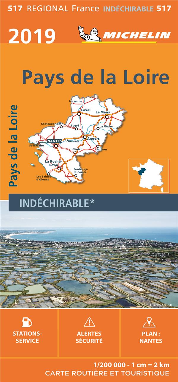 CARTE REGIONALE PAYS DE LA LOIRE 2019