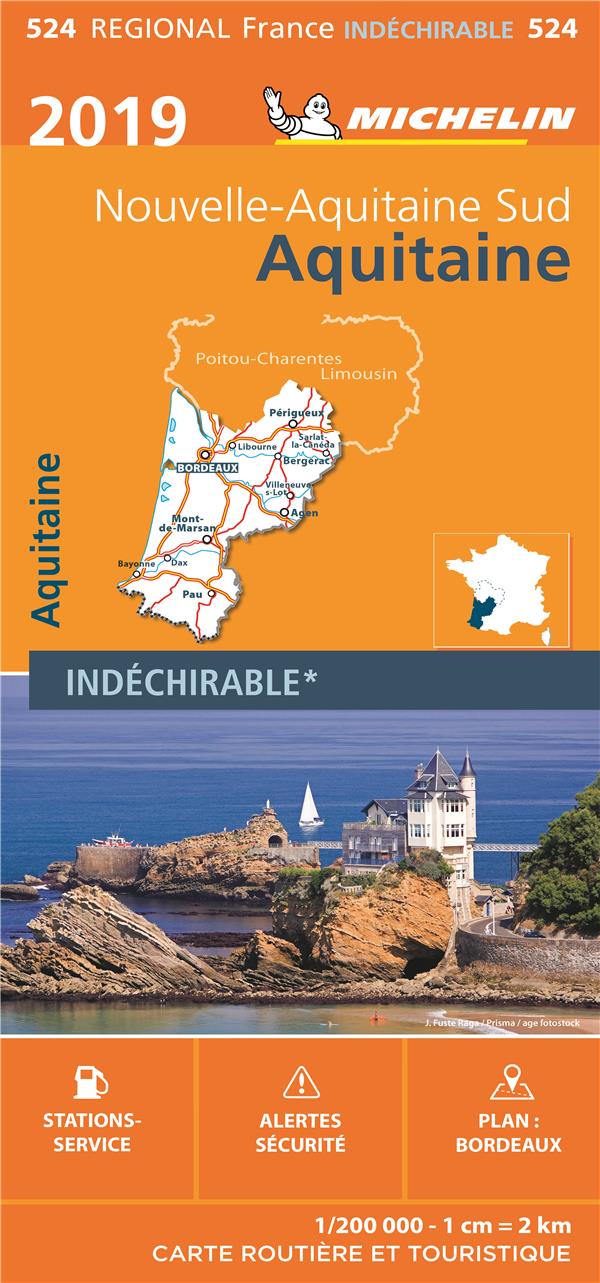 CARTE REGIONALE AQUITAINE 2019