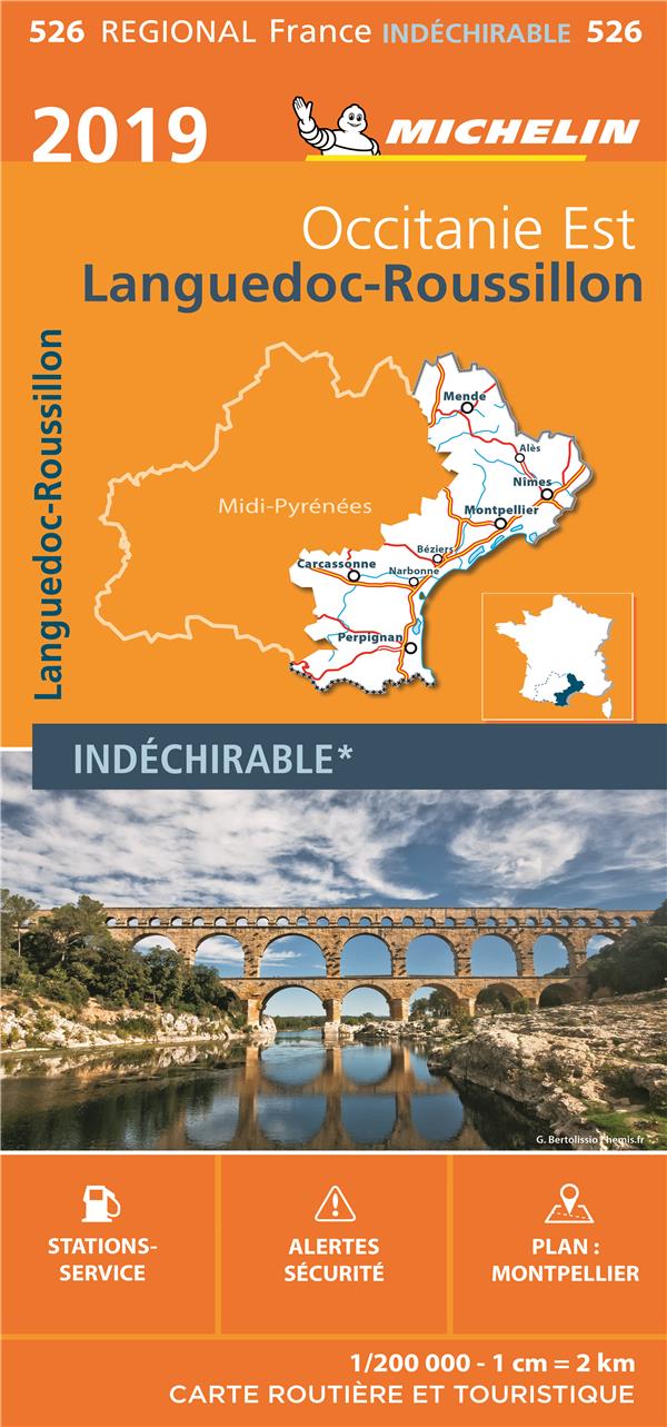 CARTE REGIONALE LANGUEDOC-ROUSSILLON 2019