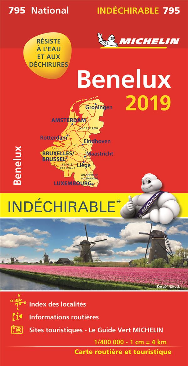 CARTE NATIONALE BENELUX 2019 - INDECHIRABLE / BENELUX 2019 - ONVERSCHEURBAAR