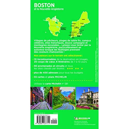 GUIDE VERT BOSTON ET LA NOUVELLE ANGLETERRE