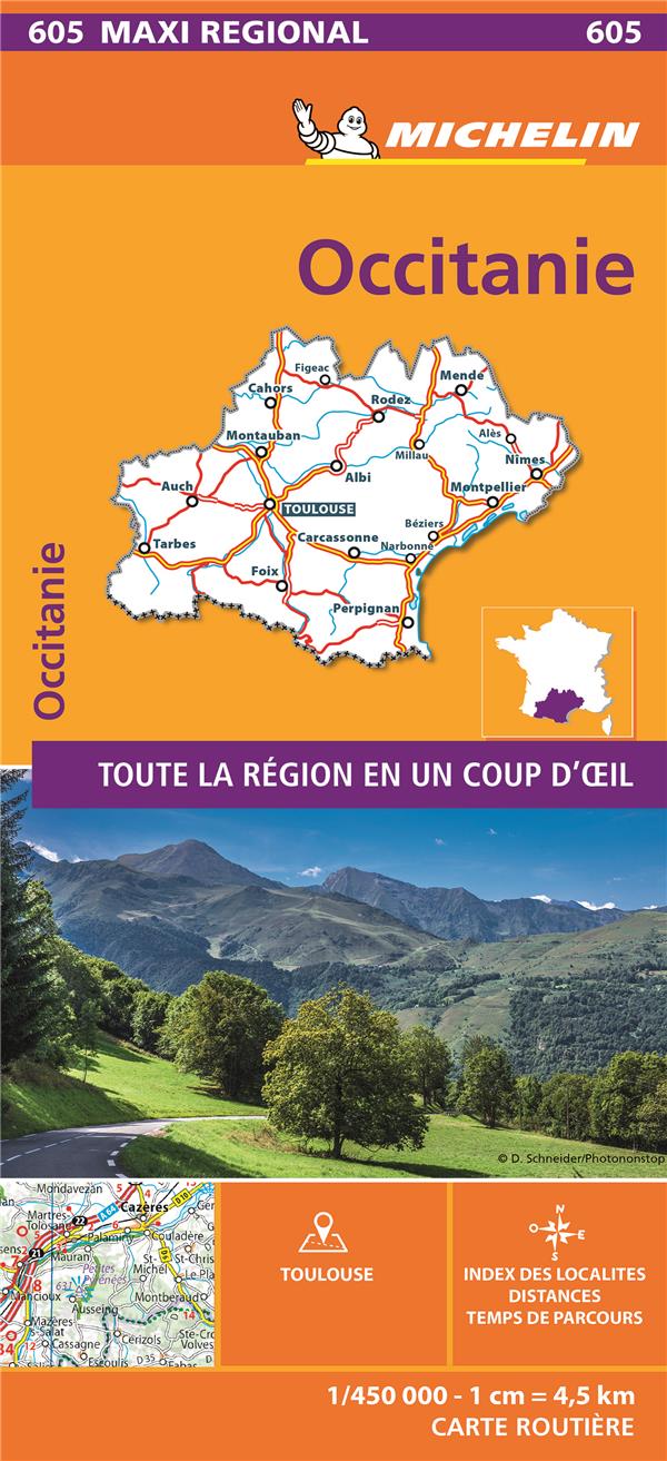 CARTE REGIONALE MAXI - OCCITANIE