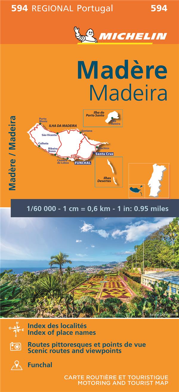 CARTE REGIONALE MADERE / MADEIRA