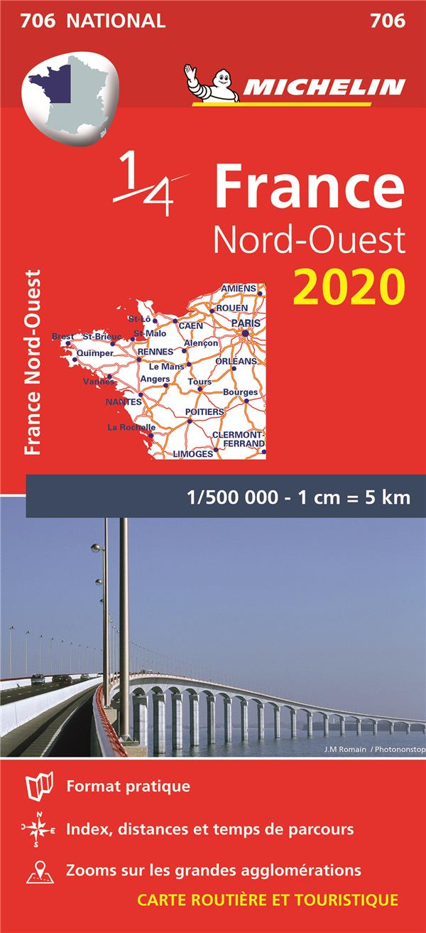 CARTE NATIONALE FRANCE NORD-OUEST 2020