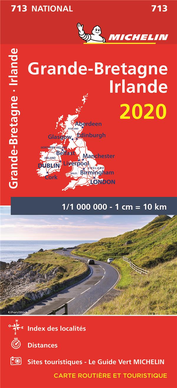 CARTE NATIONALE GRANDE-BRETAGNE, IRLANDE 2020