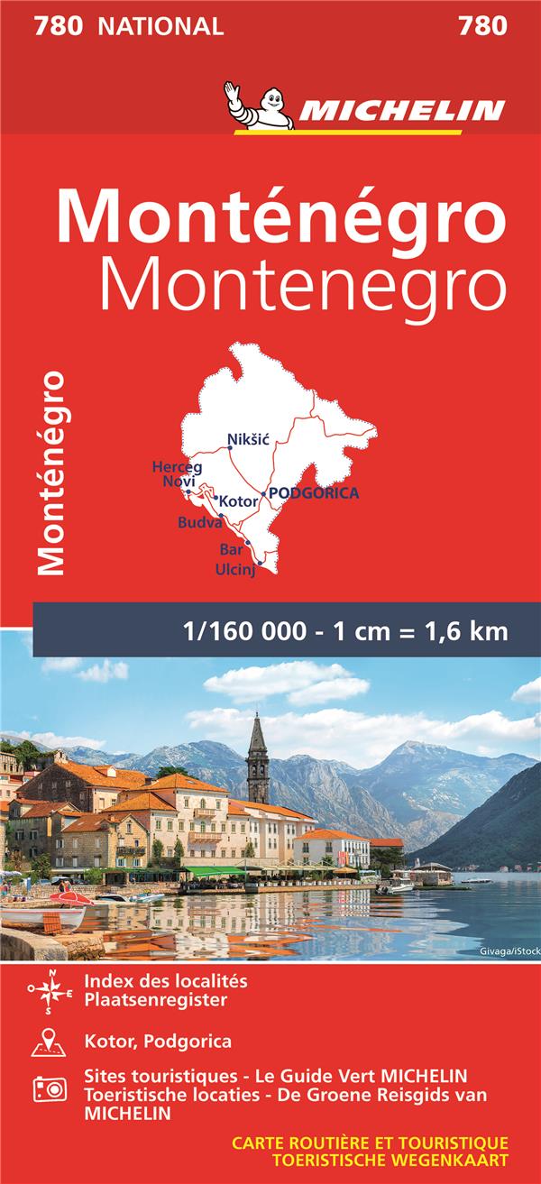 CARTE NATIONALE MONTENEGRO