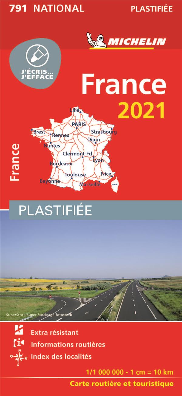 CARTE NATIONALE FRANCE 2021 - PLASTIFIEE