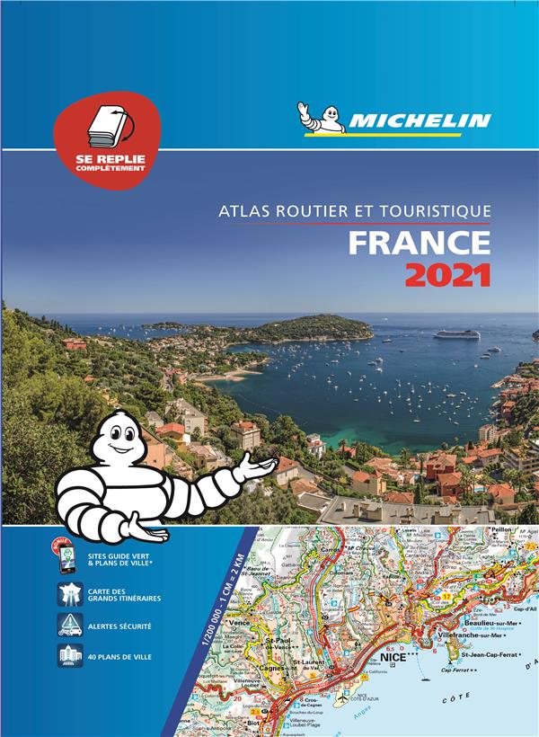 ATLAS FRANCE - ATLAS ATLAS ROUTIER FRANCE 2021 - TOUS LES SERVICES UTILES (A4-MULTIFLEX)