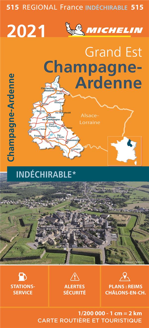 CARTE REGIONALE CHAMPAGNE-ARDENNE 2021