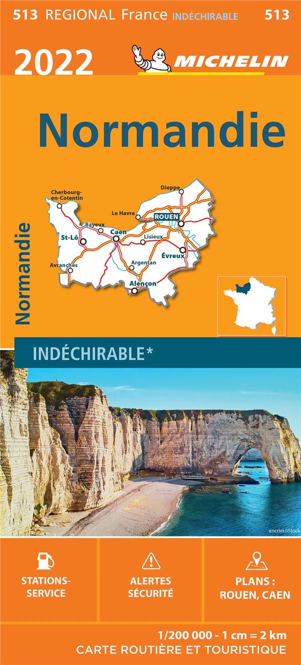 CARTE REGIONALE NORMANDIE 2022