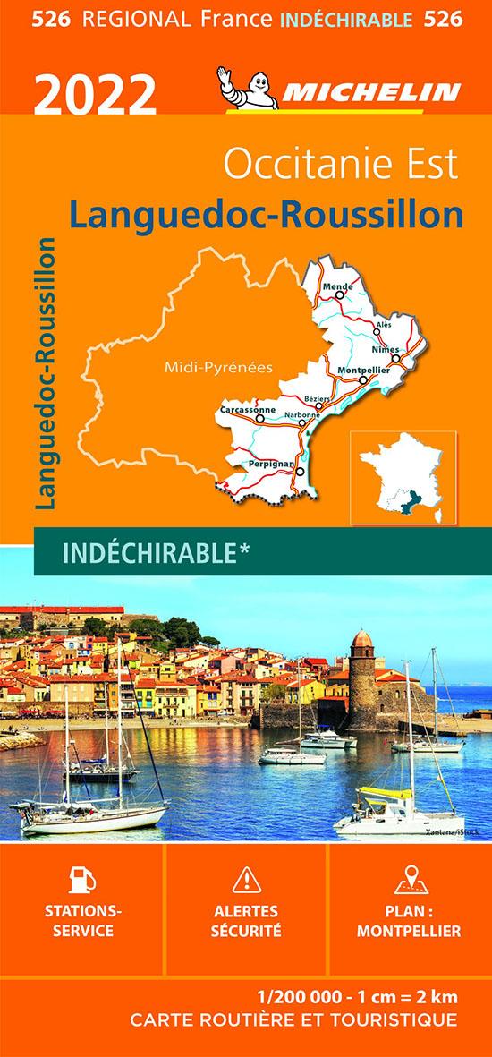 CARTE REGIONALE LANGUEDOC-ROUSSILLON 2022