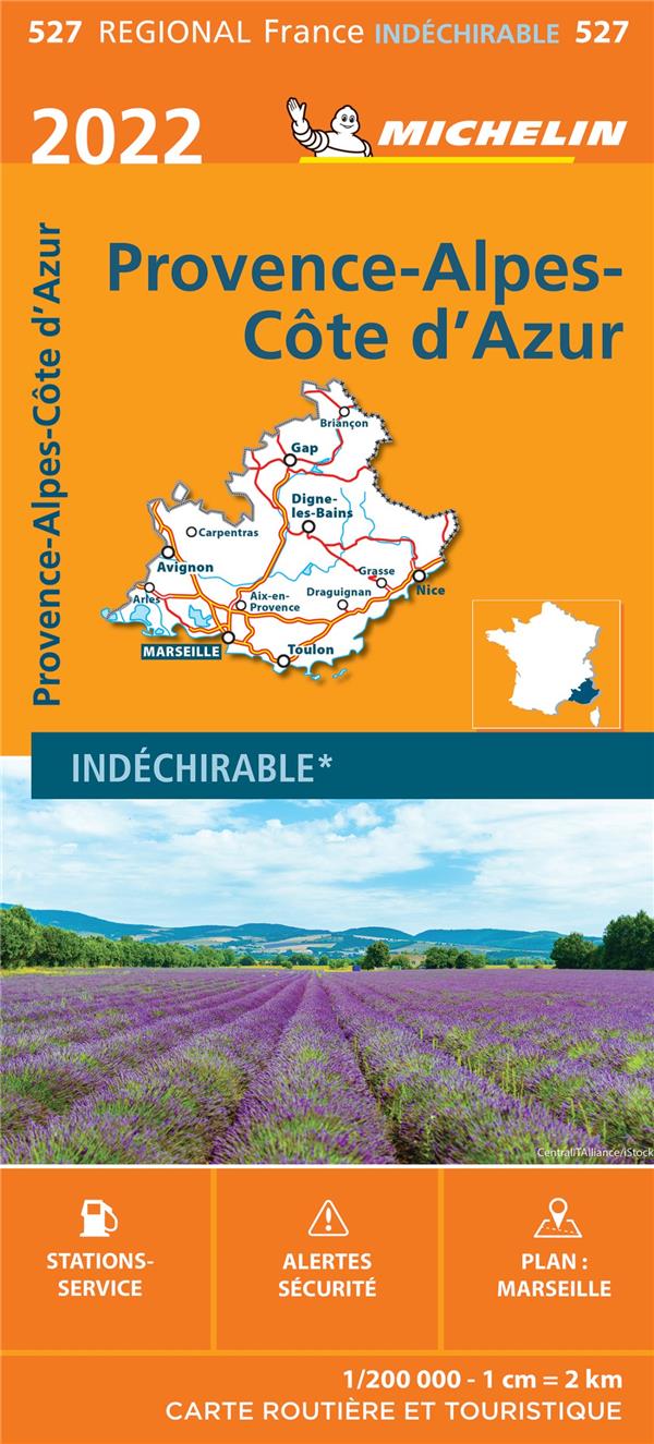 CARTE REGIONALE PROVENCE-ALPES-COTE D'AZUR 2022