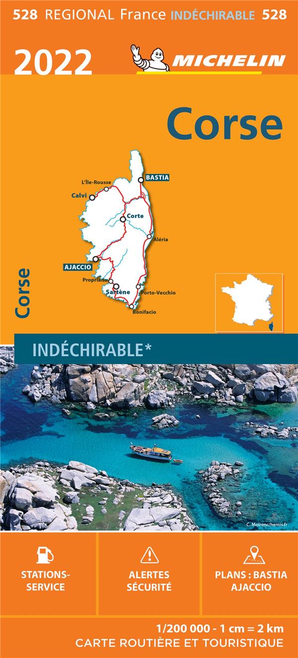 CARTE REGIONALE CORSE 2022