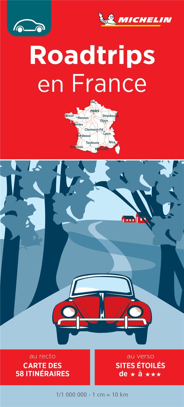 CARTE NATIONALE ROADTRIPS EN FRANCE