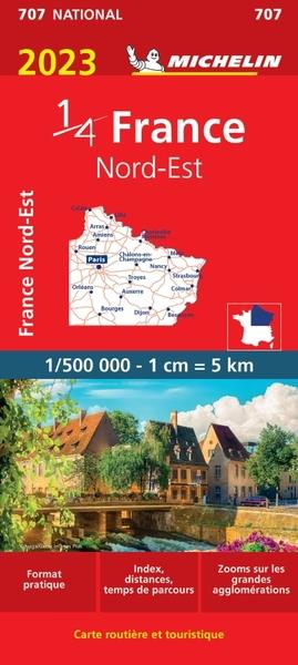 CARTE NATIONALE FRANCE NORD-EST 2023