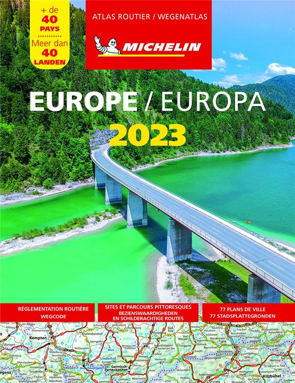 ATLAS EUROPE 2023 - ATLAS ROUTIER ET TOURISTIQUE