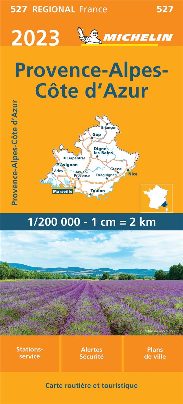 CARTE REGIONALE PROVENCE-ALPES-COTE D'AZUR 2023