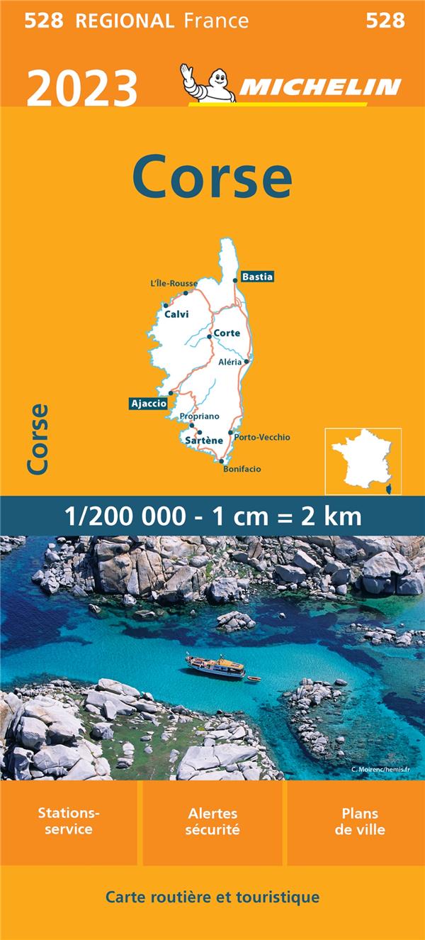 CARTE REGIONALE CORSE 2023