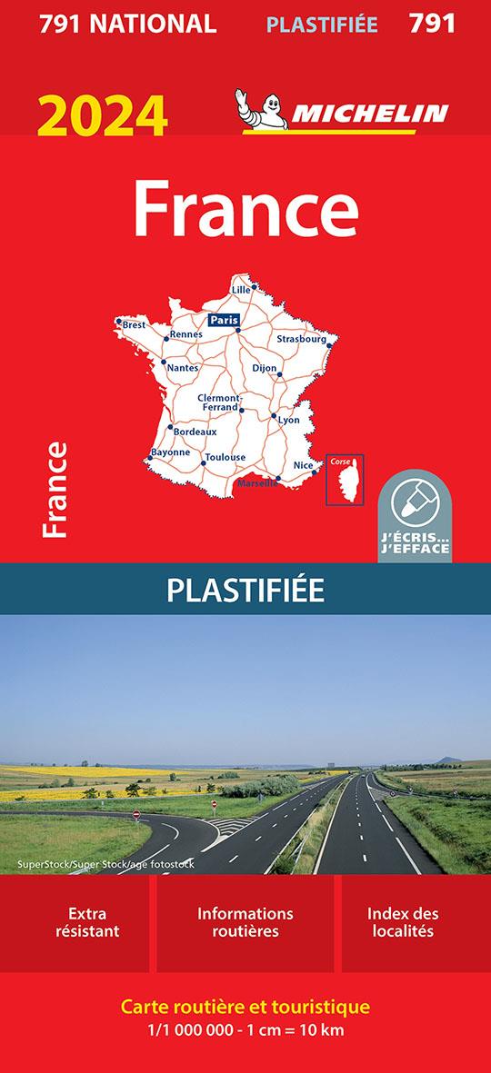 CARTE NATIONALE FRANCE 2024 - PLASTIFIEE