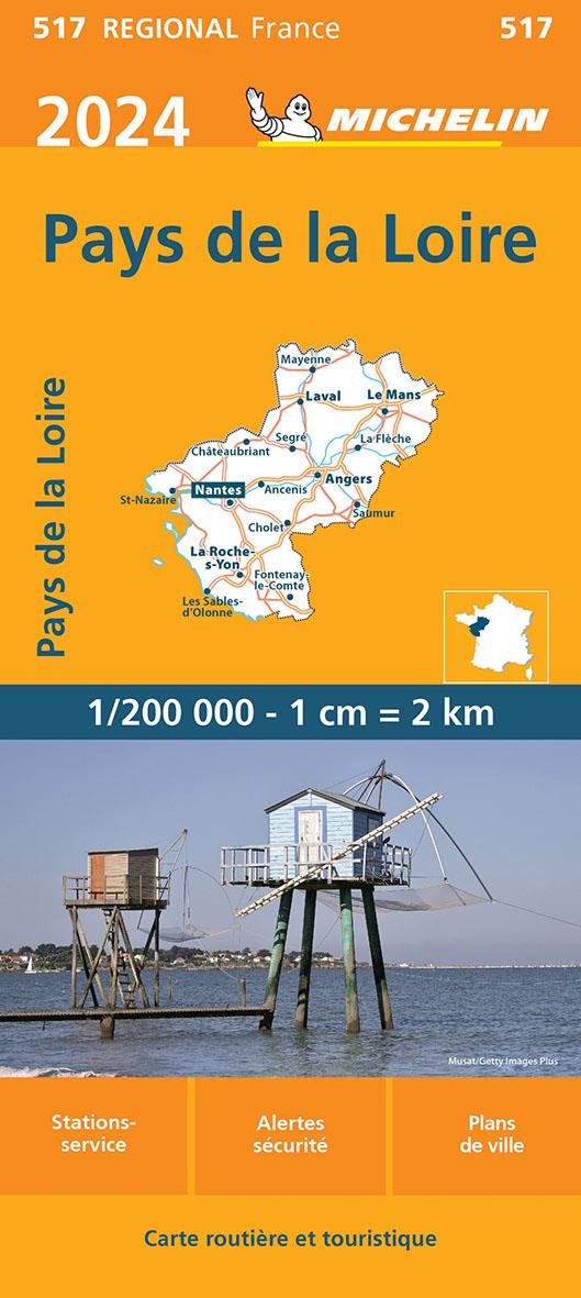 CARTE REGIONALE PAYS DE LA LOIRE 2024