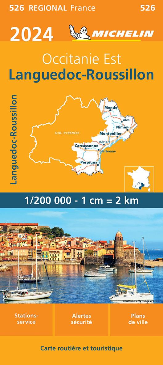 CARTE REGIONALE LANGUEDOC-ROUSSILLON 2024