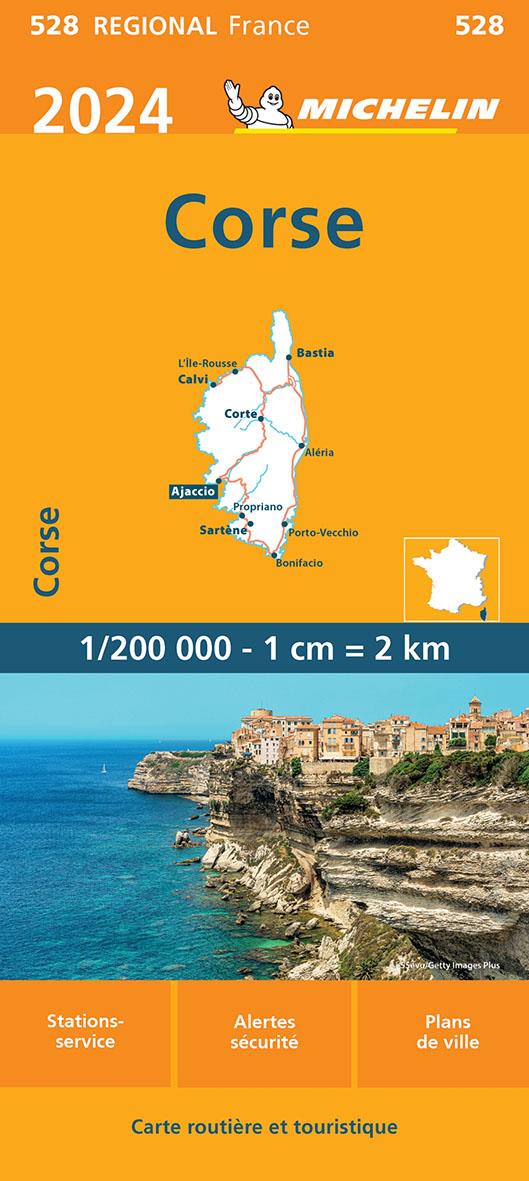 CARTE REGIONALE CORSE 2024