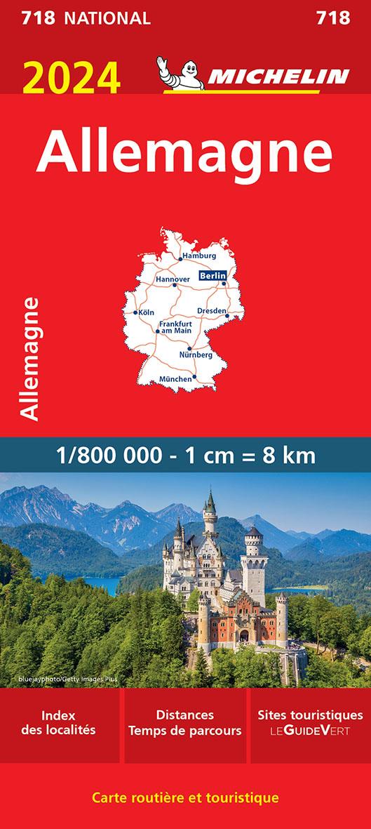 CARTE NATIONALE ALLEMAGNE 2024