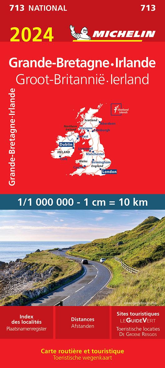 CARTE NATIONALE GRANDE-BRETAGNE, IRLANDE 2024