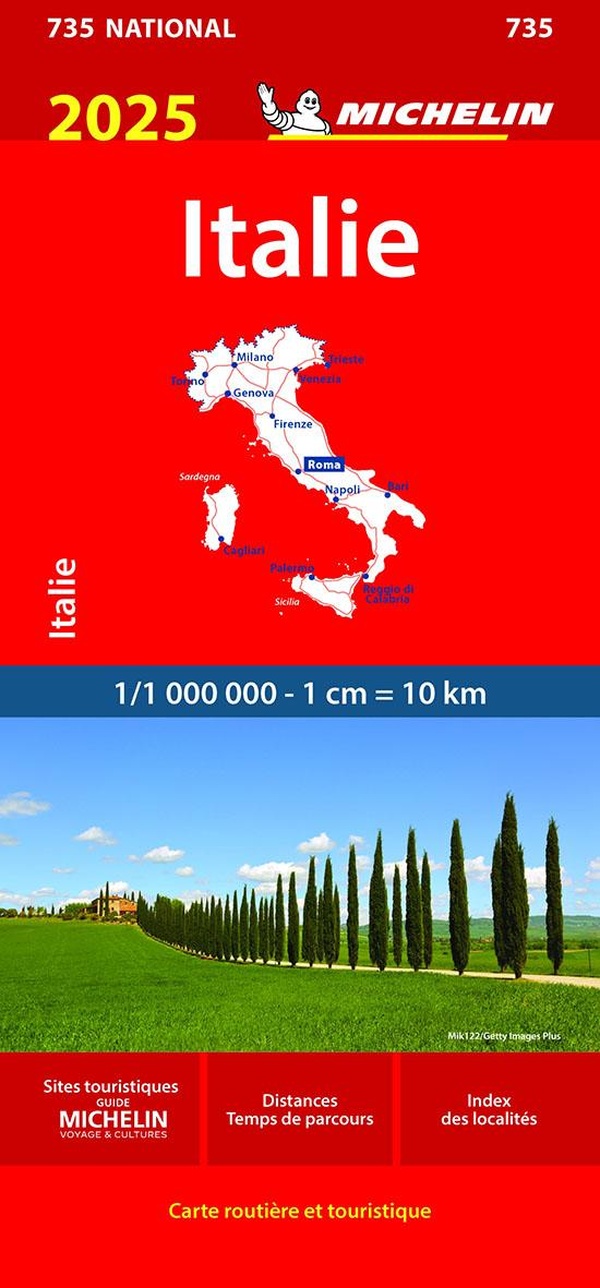 CARTE NATIONALE ITALIE 2025