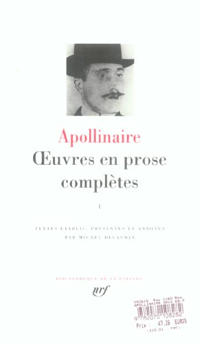 OEUVRES EN PROSE COMPLETES - VOL01