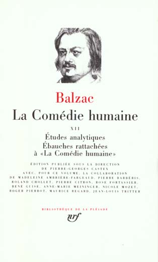 LA COMEDIE HUMAINE - VOL12