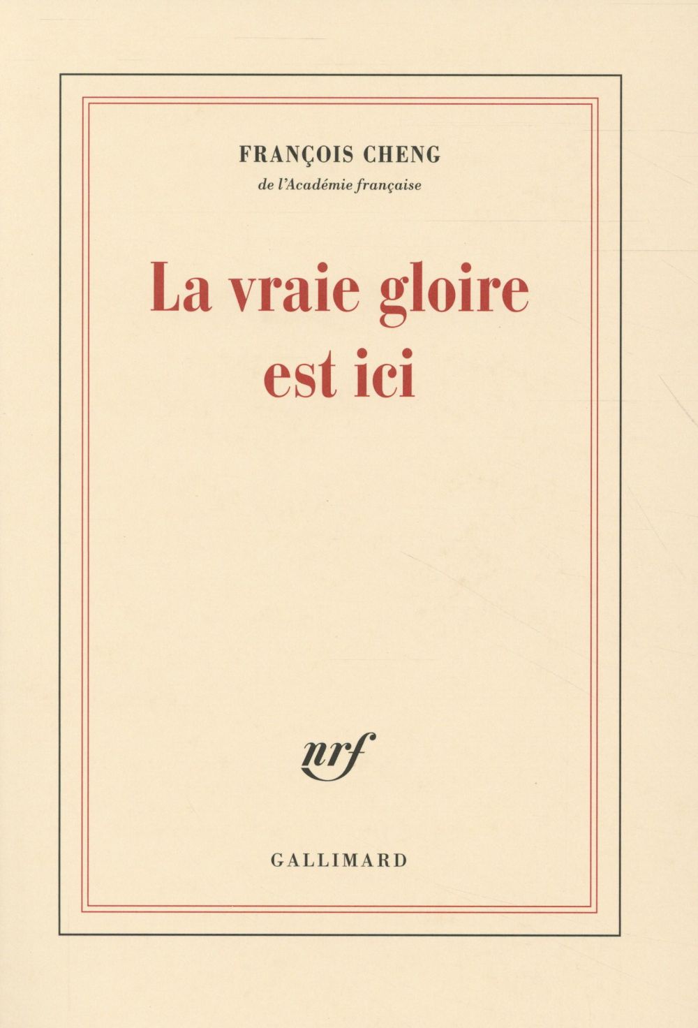 LA VRAIE GLOIRE EST ICI