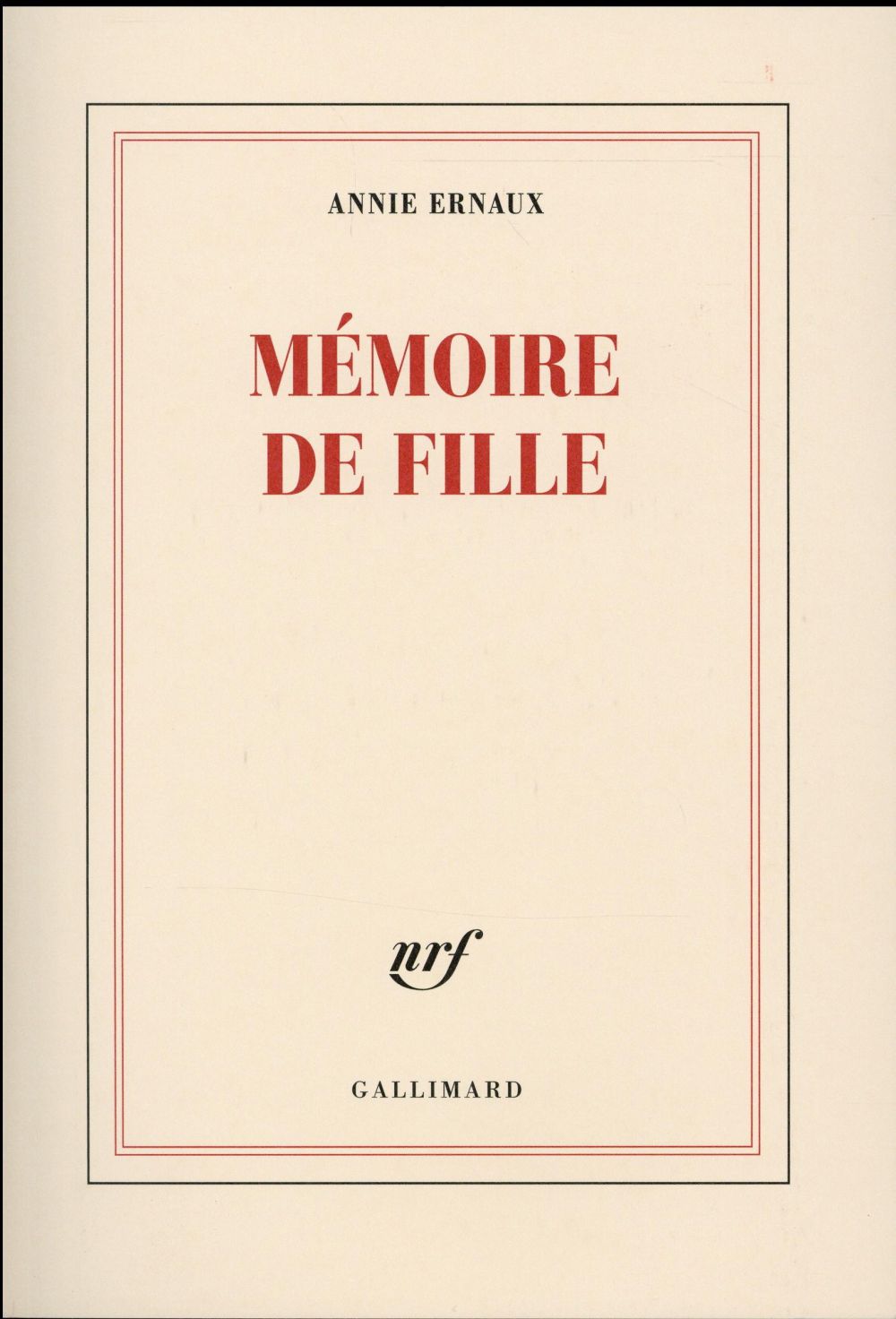 MEMOIRE DE FILLE