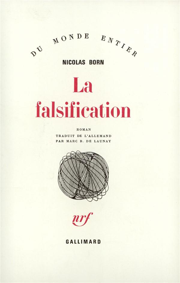 LA FALSIFICATION