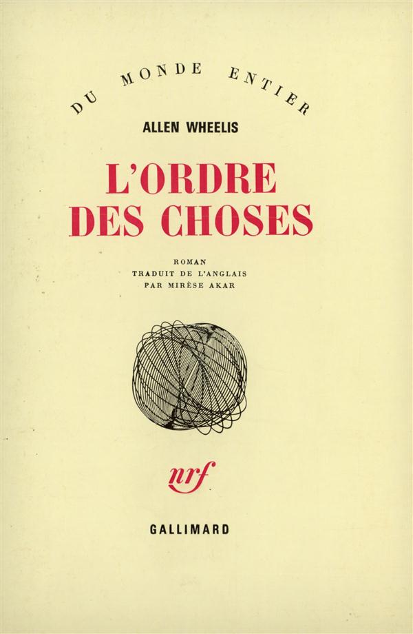 L'ORDRE DES CHOSES