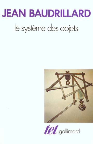 LE SYSTEME DES OBJETS