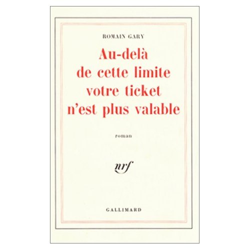 AU-DELA DE CETTE LIMITE VOTRE TICKET N'EST PLUS VALABLE