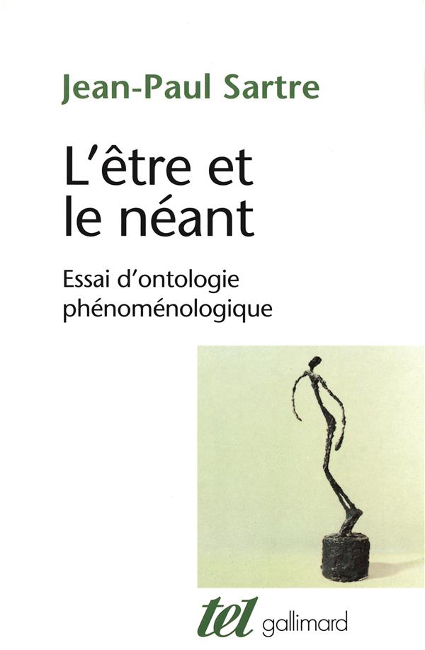 L'ETRE ET LE NEANT - ESSAI D'ONTOLOGIE PHENOMENOLOGIQUE