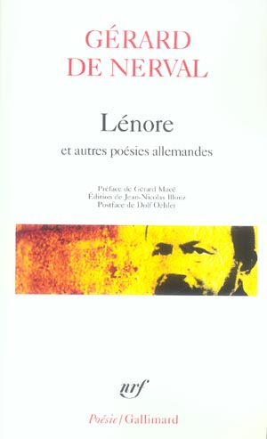 LENORE ET AUTRES POESIES ALLEMANDES