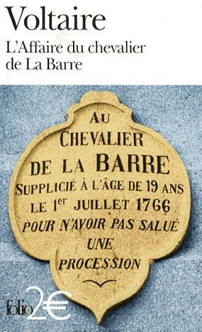 L'AFFAIRE DU CHEVALIER DE LA BARRE/ L'AFFAIRE LALLY