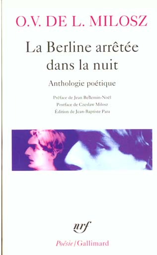 LA BERLINE ARRETEE DANS LA NUIT - ANTHOLOGIE POETIQUE